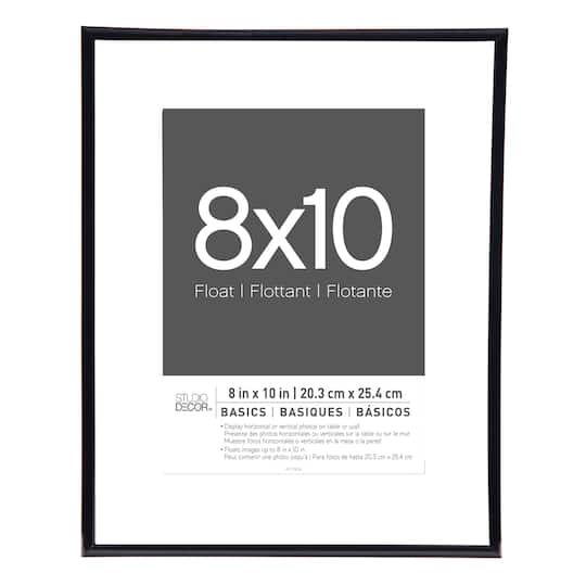 Basics Black Thin Float Frame by Studio Décor